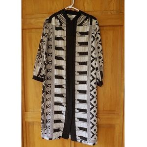 Unique vintage printed dress